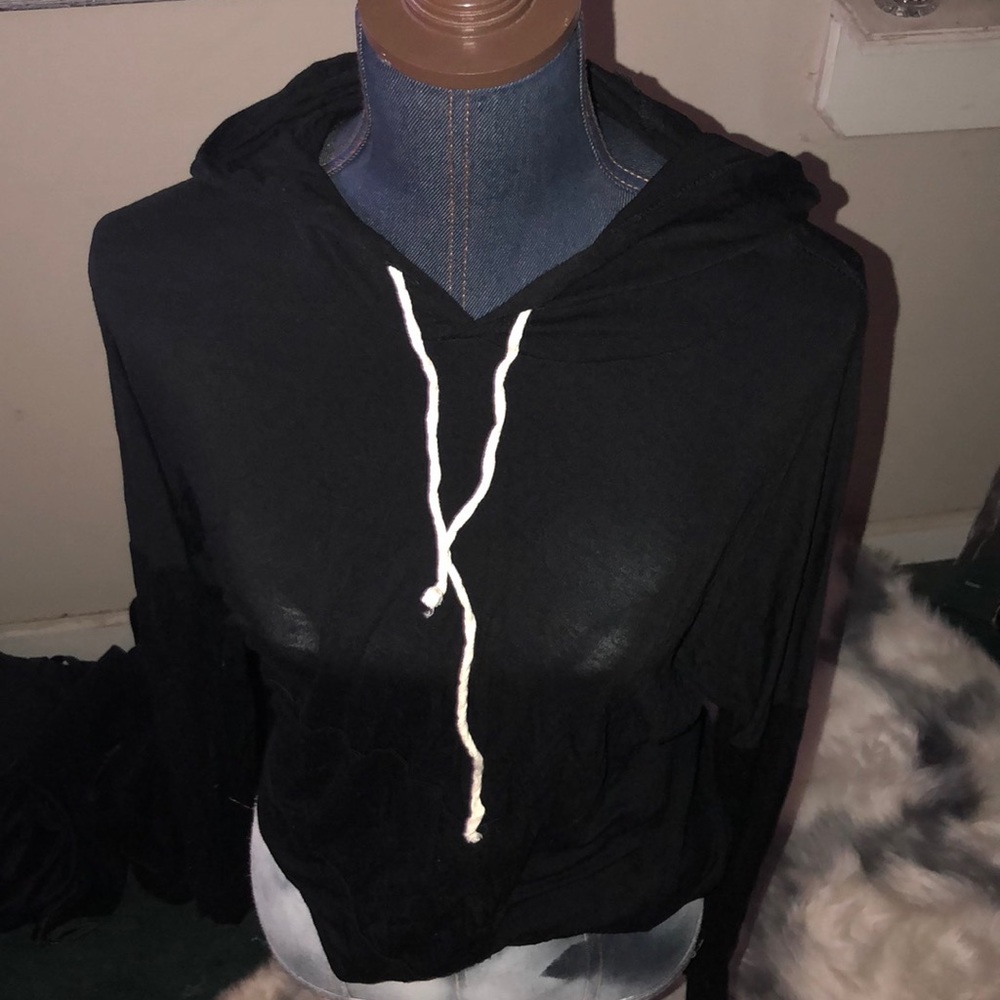 Black hoodie shirt